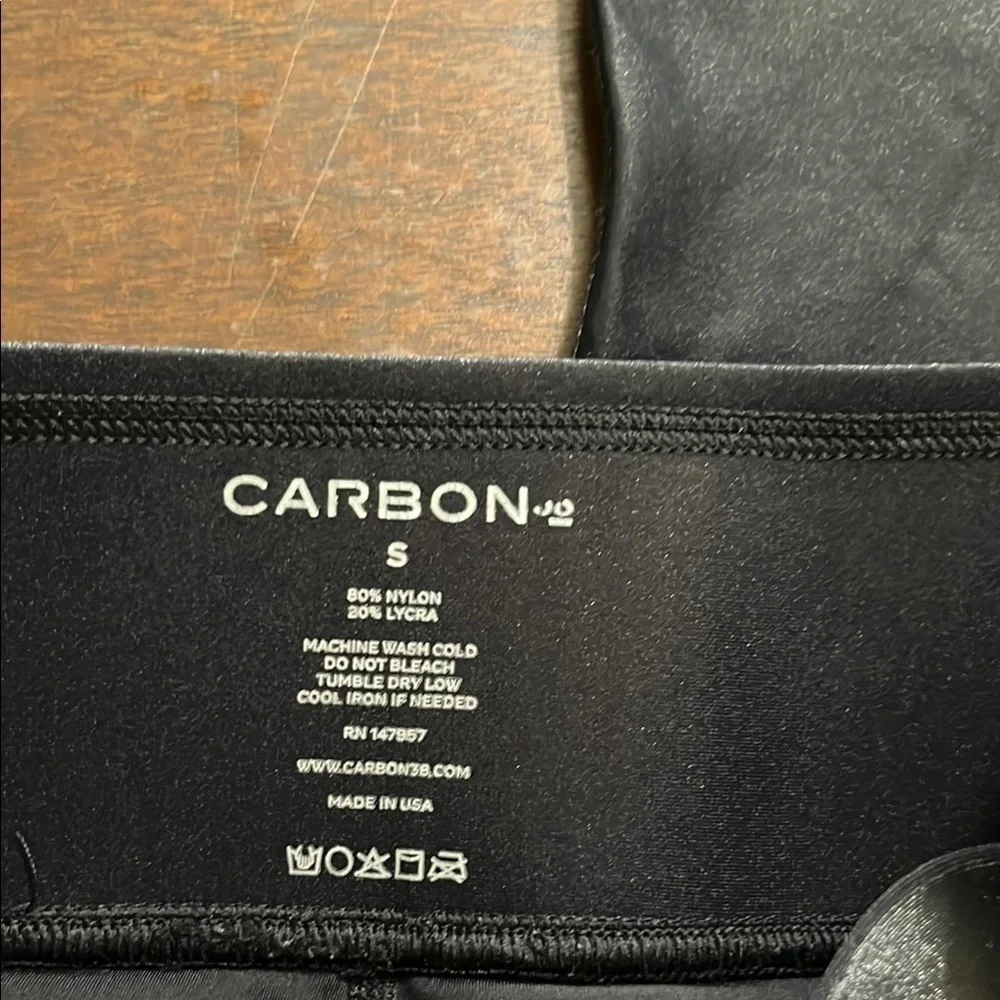 Carbon 38 Women's Black High-Waisted Leggings - Picture 6 of 7
